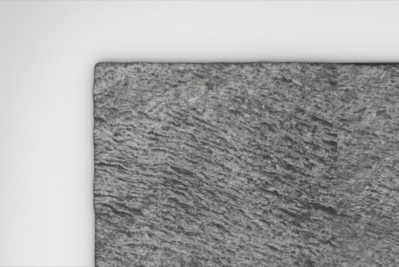 Naturschiefer in der Farbe Steel Gray
