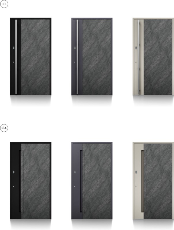 Haustürmodelle Eternal E1 und E1A