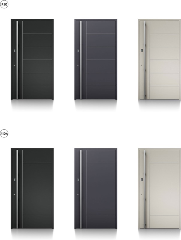 Haustürmodelle Respect R10 und R10A